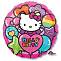 Шар18" HB Hello Kitty радуга (Анаграм)/1202-2254 